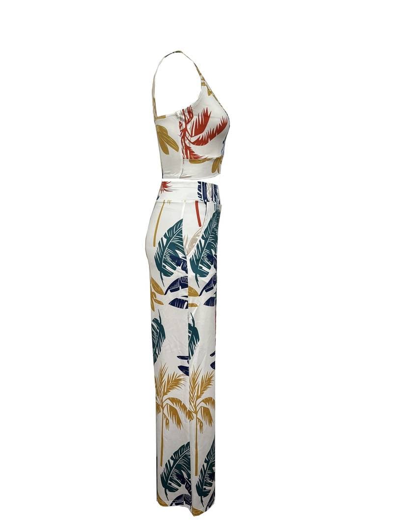 Kyley - Elegant kjole med planteprint
