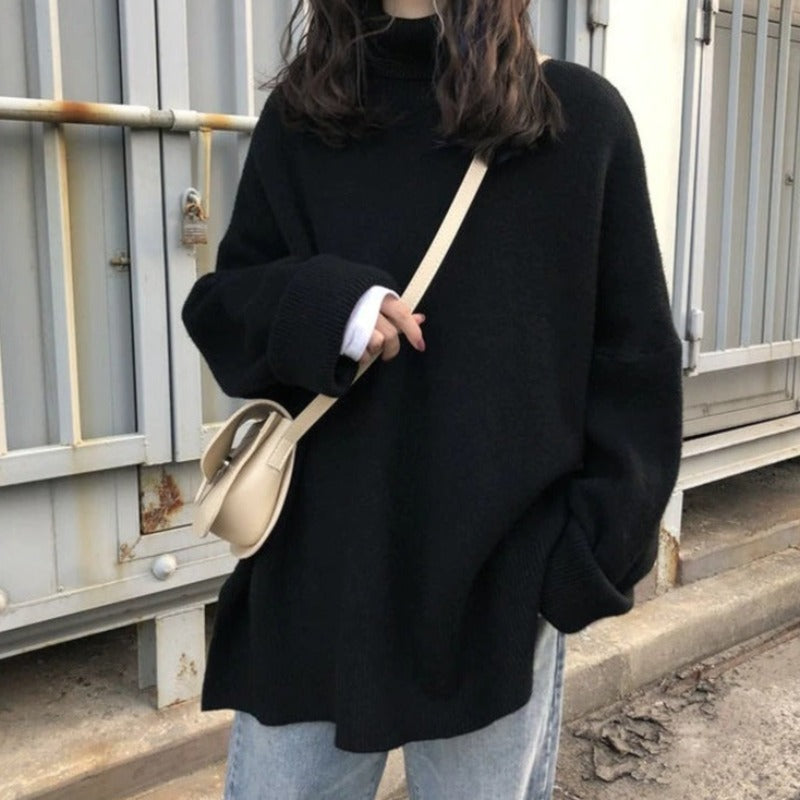 Sophie - Damesturtleneck (oversized)