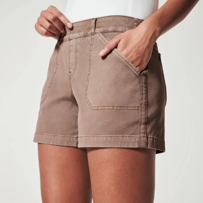 Sandra - Elegant bomullsshorts i mange farger