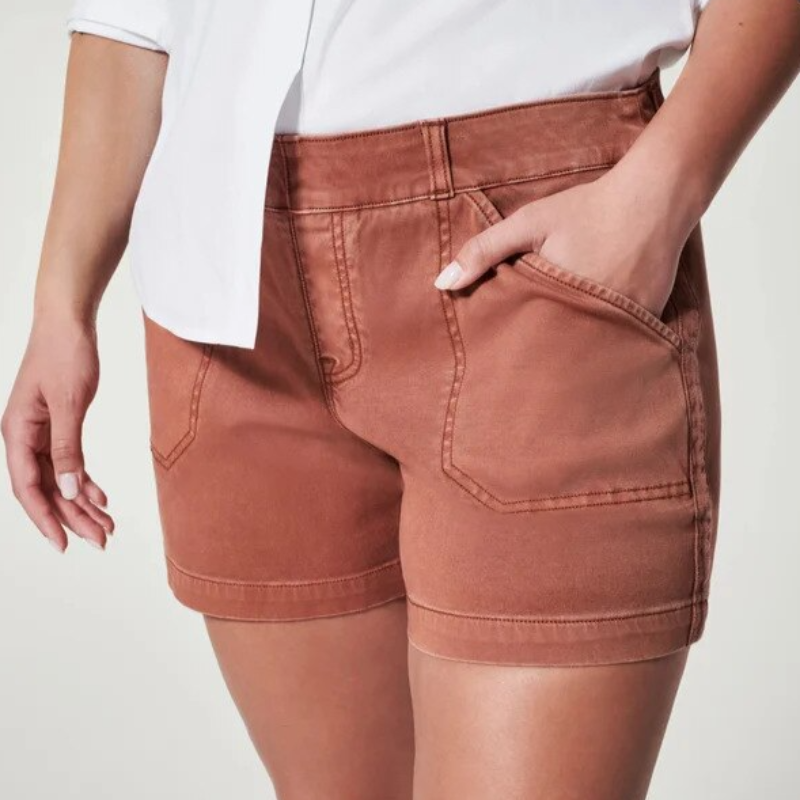 Sandra - Elegant bomullsshorts i mange farger