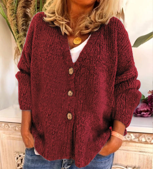 Amaya - Fasjonabel strikket cardigan