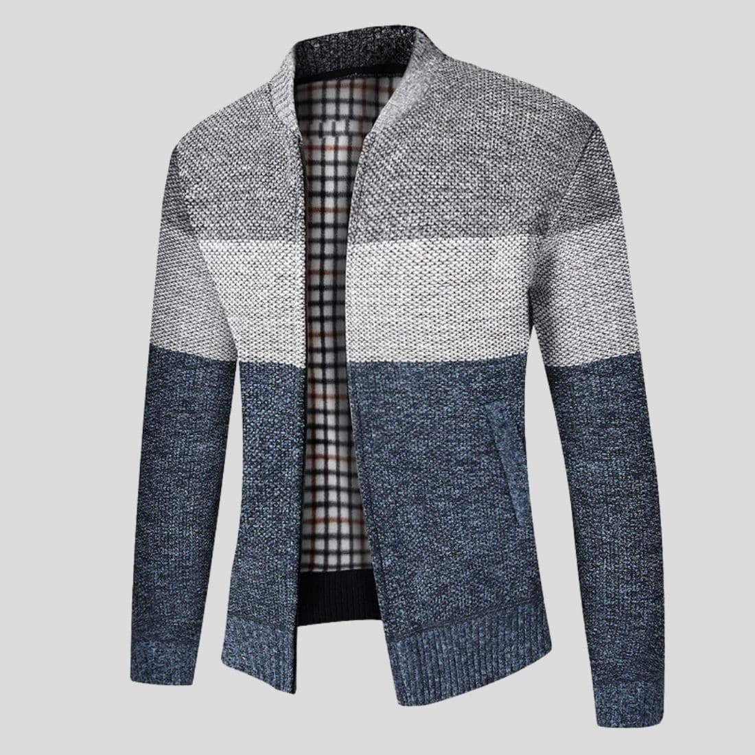 Andre - Cardigan design tricolore